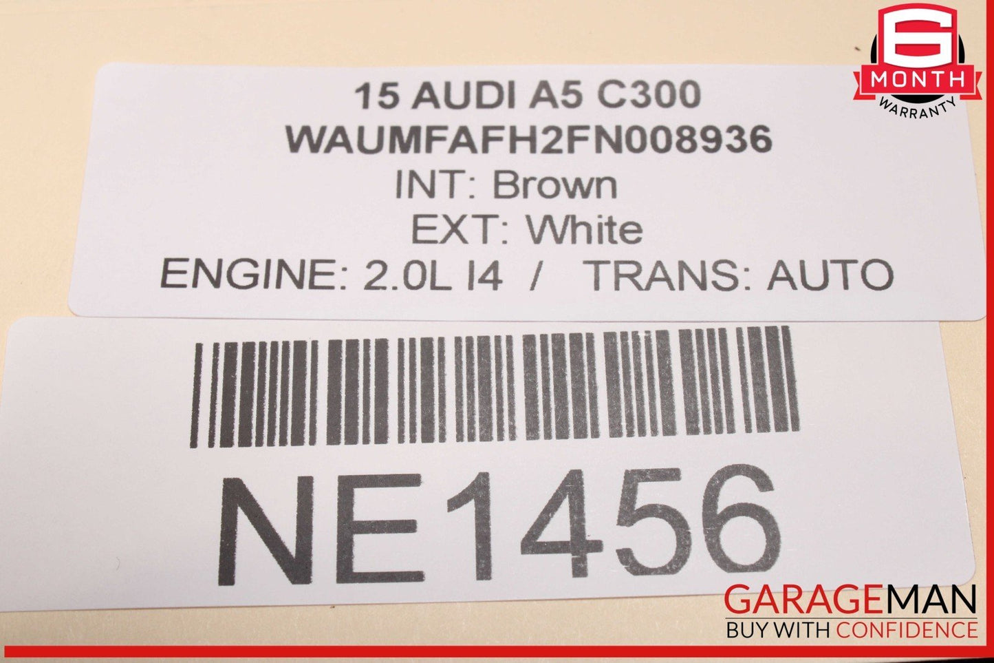 10-17 Audi A5 S5 Front Right Passenger Side Door Shell OEM