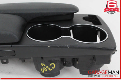 08-14 Mercedes W204 C300 C250 Center Console Armrest Cupholder Compartment OEM