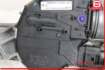 11-18 Porsche Cayenne 958 Front Windshield Wiper Motor w/ Linkage Bosch OEM