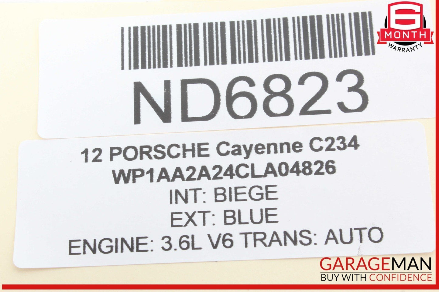 11-18 Porsche Cayenne 958 Rear Left & Right Side Door Audio Sound Speaker OEM