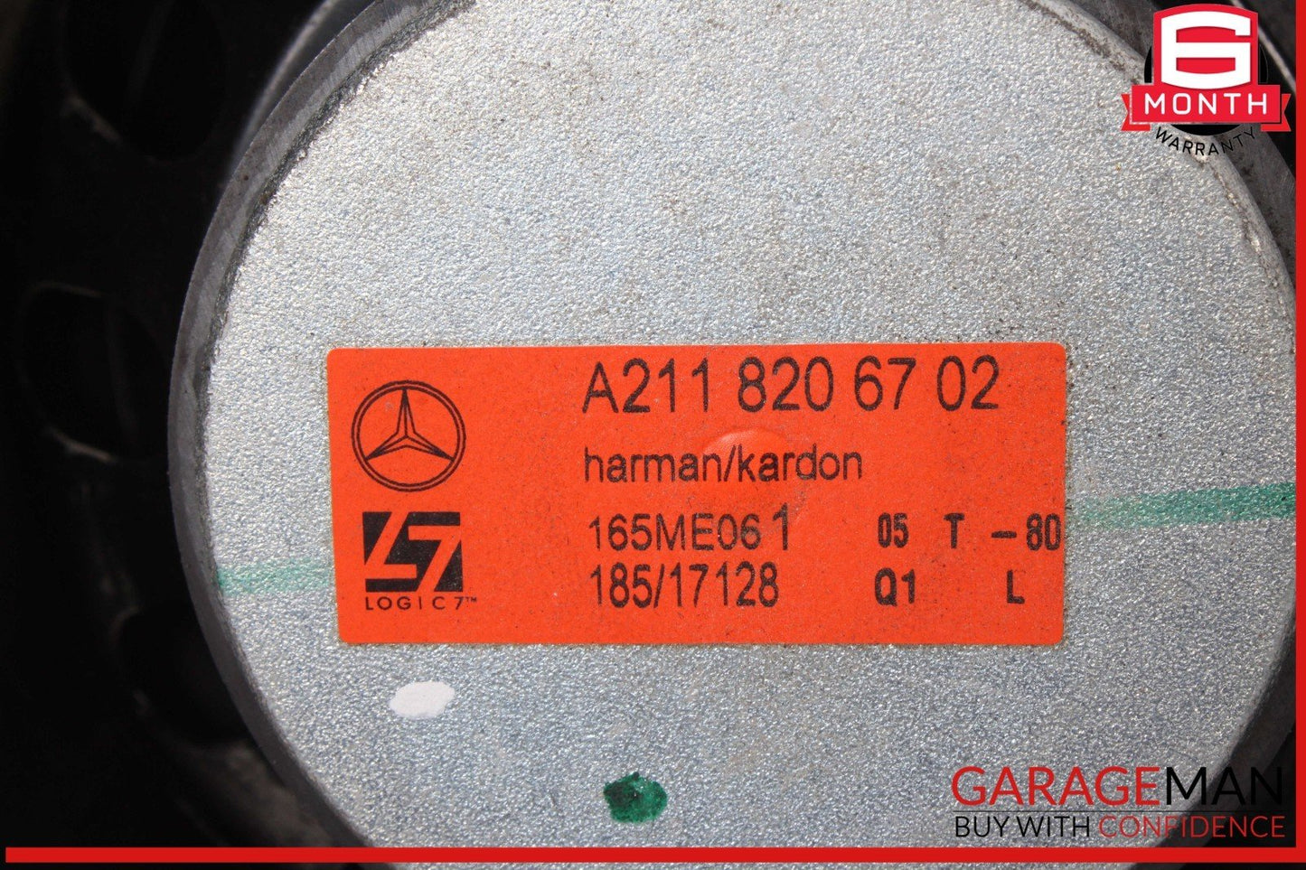 03-06 Mercedes W211 E350 Rear Right & Left Side Door Audio Speakers Set of 2 OEM