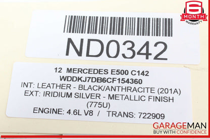 08-17 Mercedes W212 E550 E350 Trunk Lid Latch Lock Actuator 2047500185 OEM