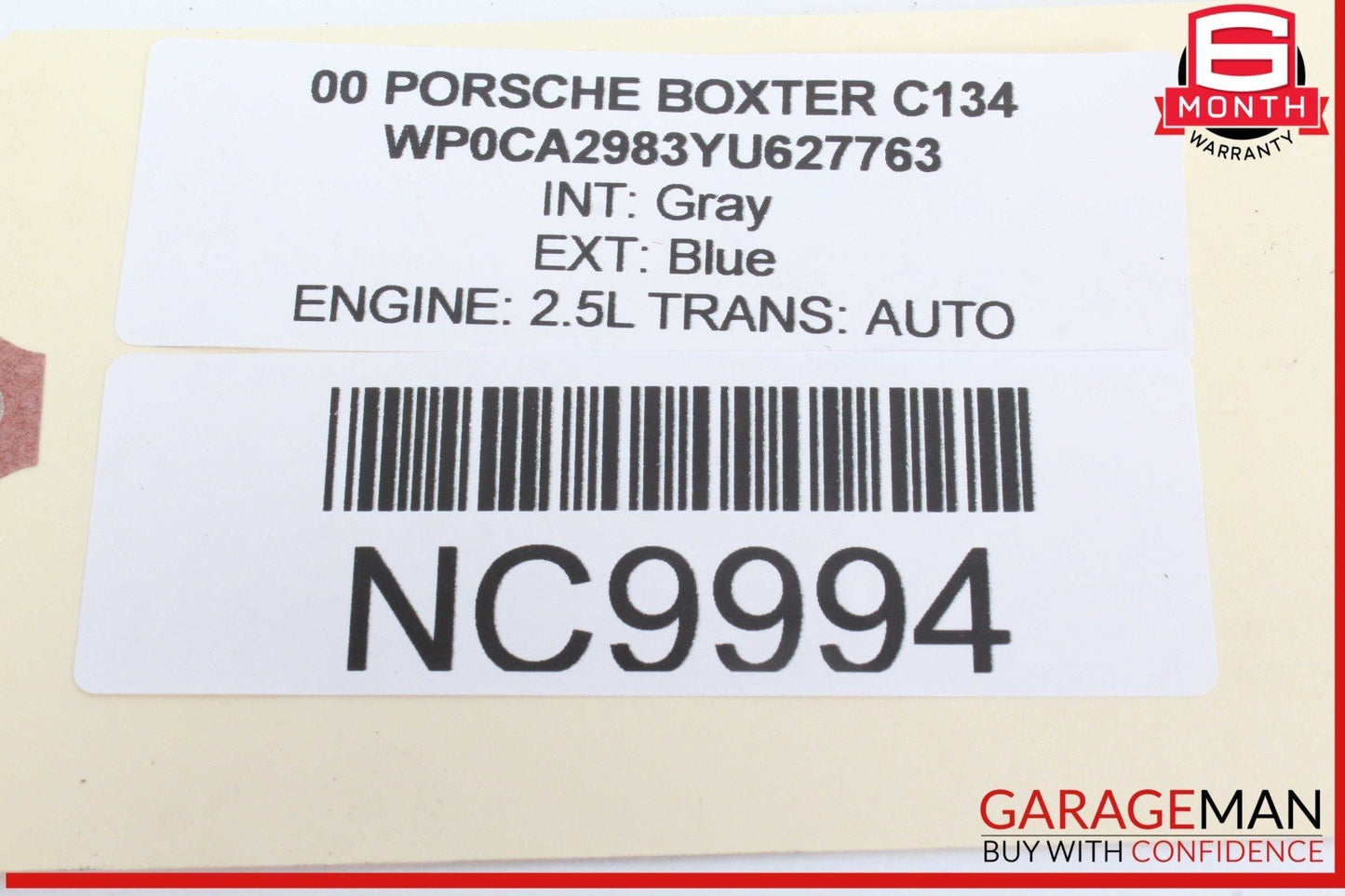 97-04 Porsche Boxster 986 Carrera 911 996 Front Subframe Cross Member Sub Frame