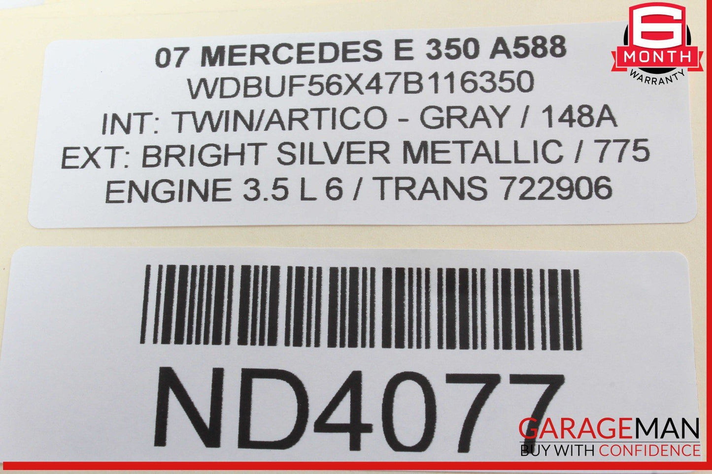 07-09 Mercedes W211 E350 E550 Rear Left & Right Side Door Audio Sound Speakers