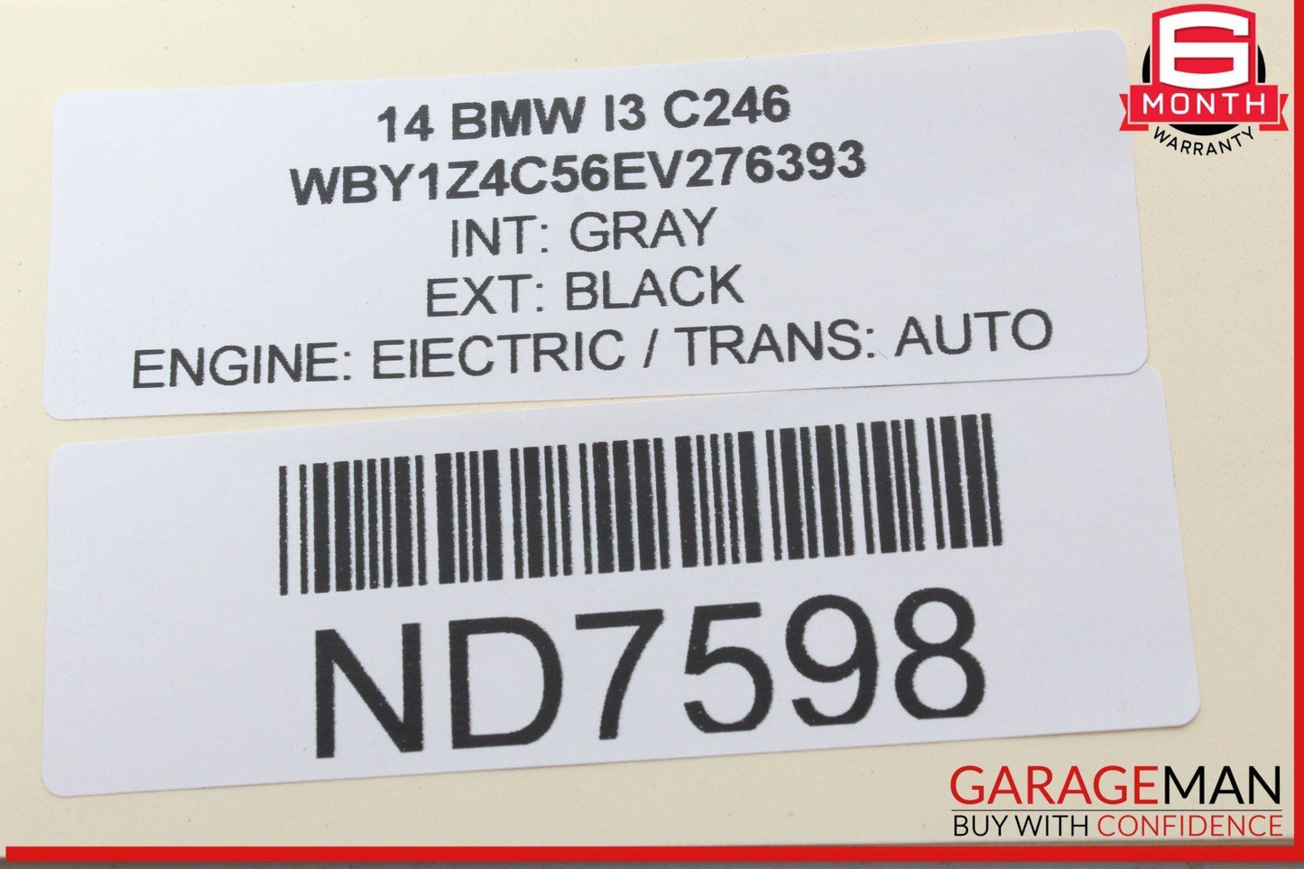 14-21 BMW i3 I01 Hybrid Charge Socket Cable Wire Wiring Harness 9396530 OEM