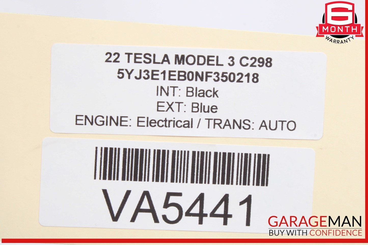 17-23 Tesla Model 3 Rear Left or Right Side CV Axle Halfshaft 104416400A OEM