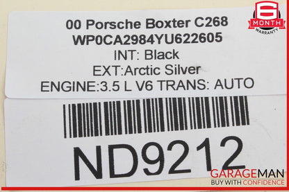 97-04 Porsche Boxster 986 Front Left Side Outer Air Vent Duct Trim Grille Grill