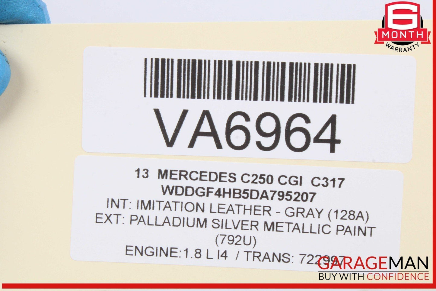 12-15 Mercedes W204 C250 CGI 1.8L M271 Fuel Injector Rail Line Assembly OEM