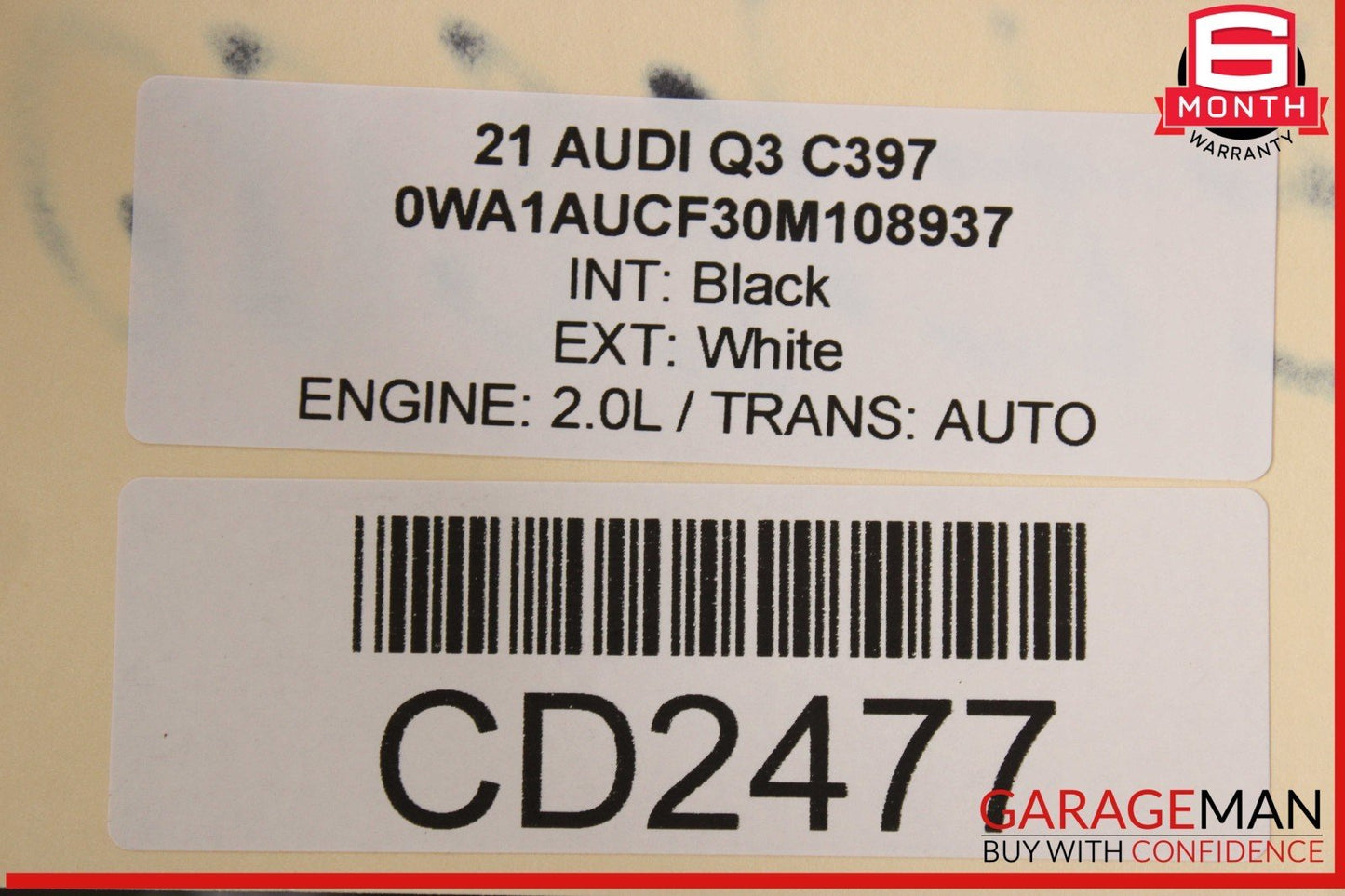 2019-2024 Audi Q3 Left Front Driver Side Door Trim Cover 8U0867104B