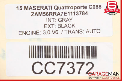 14-22 Maserati Quattroporte SQ4 M156 Rear Right Passenger Side Door Shell OEM