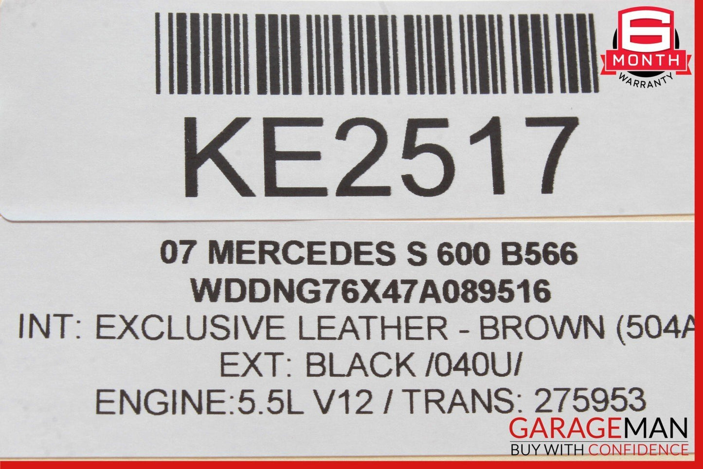 07-14 Mercedes W221 S600 Rear Left or Right Camber Strut Upper Control Arm OEM