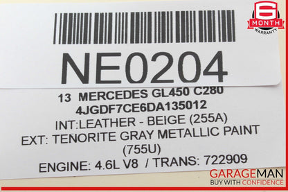 12-16 Mercedes X166 GL450 ML350 Front / Rear Right & Left Side Audio Speakers