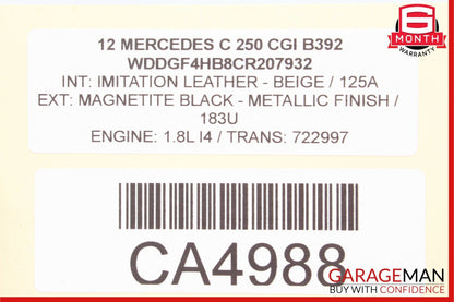 08-16 Mercedes W212 E350 C300 C250 Front Right Side Door Lock Latch Actuator