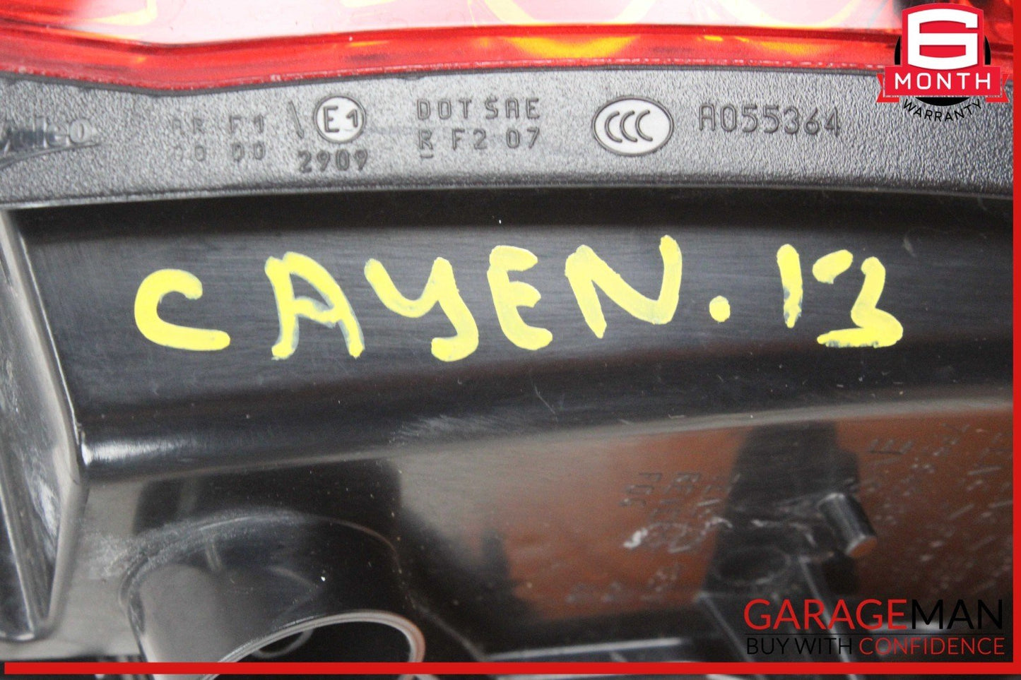 11-14 Porsche Cayenne 958 AWD Rear Right Side Inner Tail Light Lamp OEM