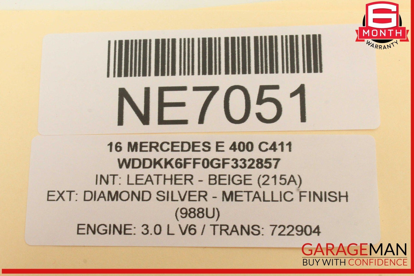 14-18 Mercedes W212 E400 E250 Steering Column Combination Switches Assembly