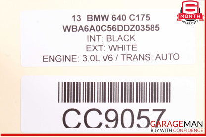 12-18 BMW 650i F06 3.0L Automatic Transmission Assembly OEM