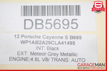 11-17 Porsche Cayenne 958 Fuel Gas Tank Fuel Pump Filler Neck Assy OEM