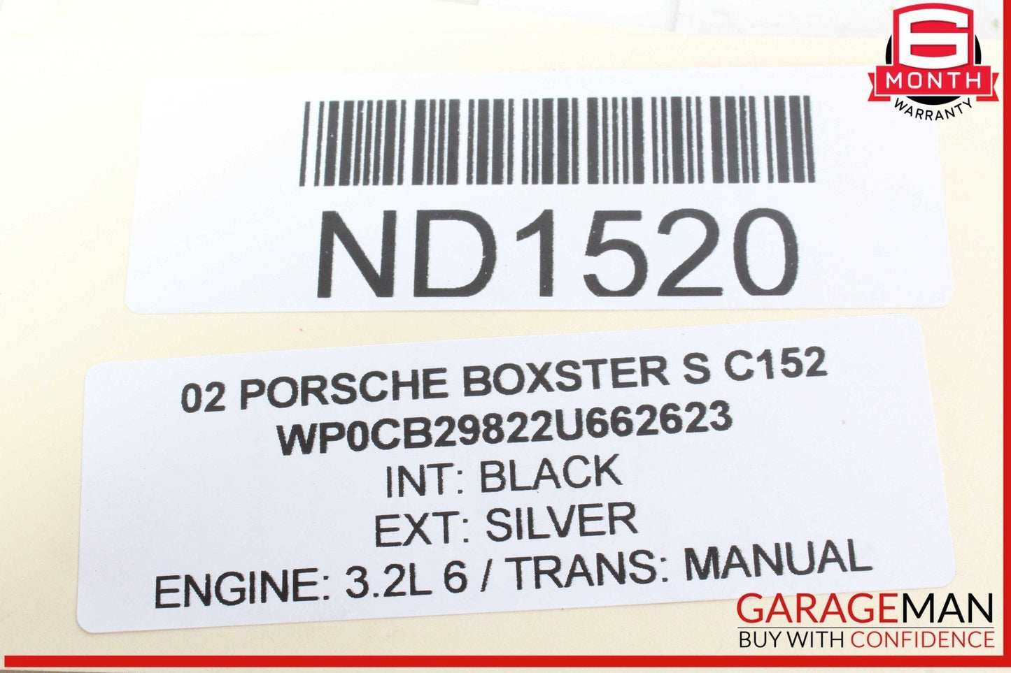 97-04 Porsche Boxster S 986 Left Side Engine Motor Radiator AC A/C Air Condenser