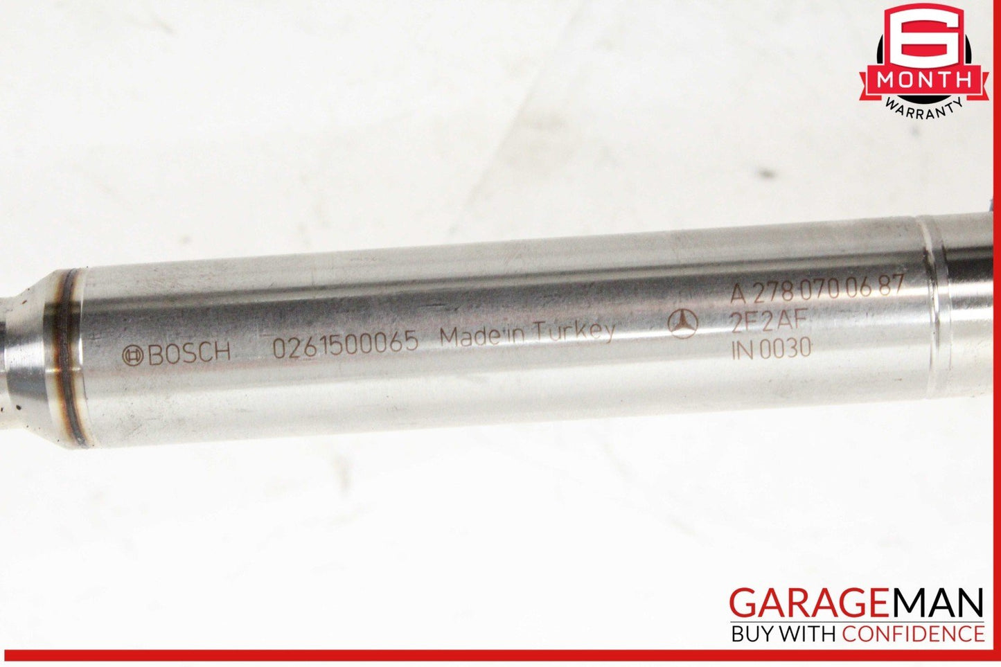 12-18 Mercedes W212 E350 GLK350 Fuel Injector Rail Left Side 2760703995 OEM