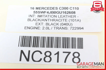 15-20 Mercedes W205 C300 Front Radiator Support Bracket 2056204101 OEM
