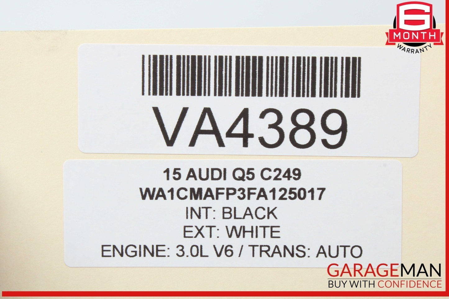 13-17 Audi Q5 A4 Front Left Driver Side Steering Wheel Black 4L0419091 OEM