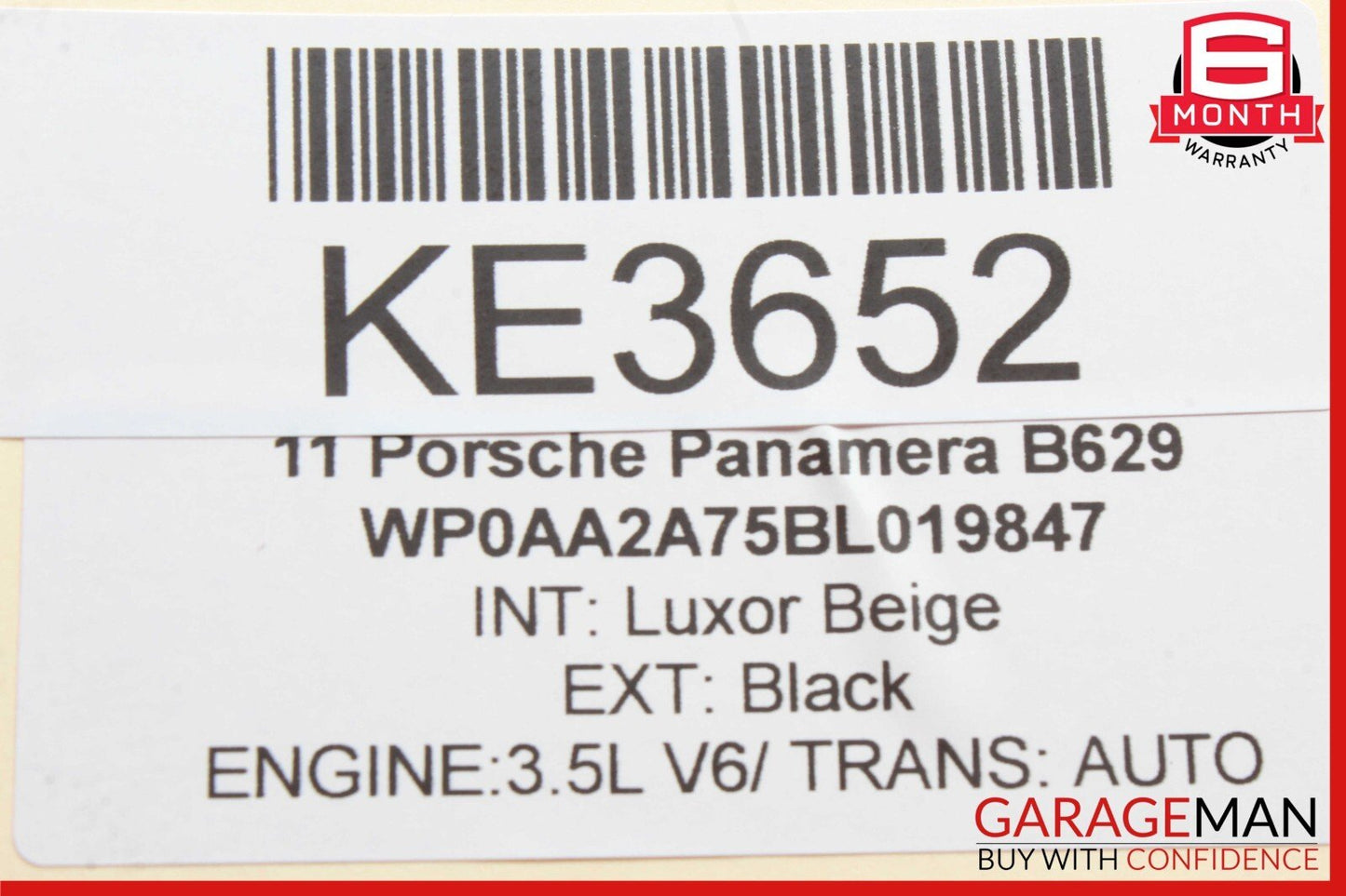 10-16 Porsche Panamera 970 Rear Right / Left Side Upper Control Arm