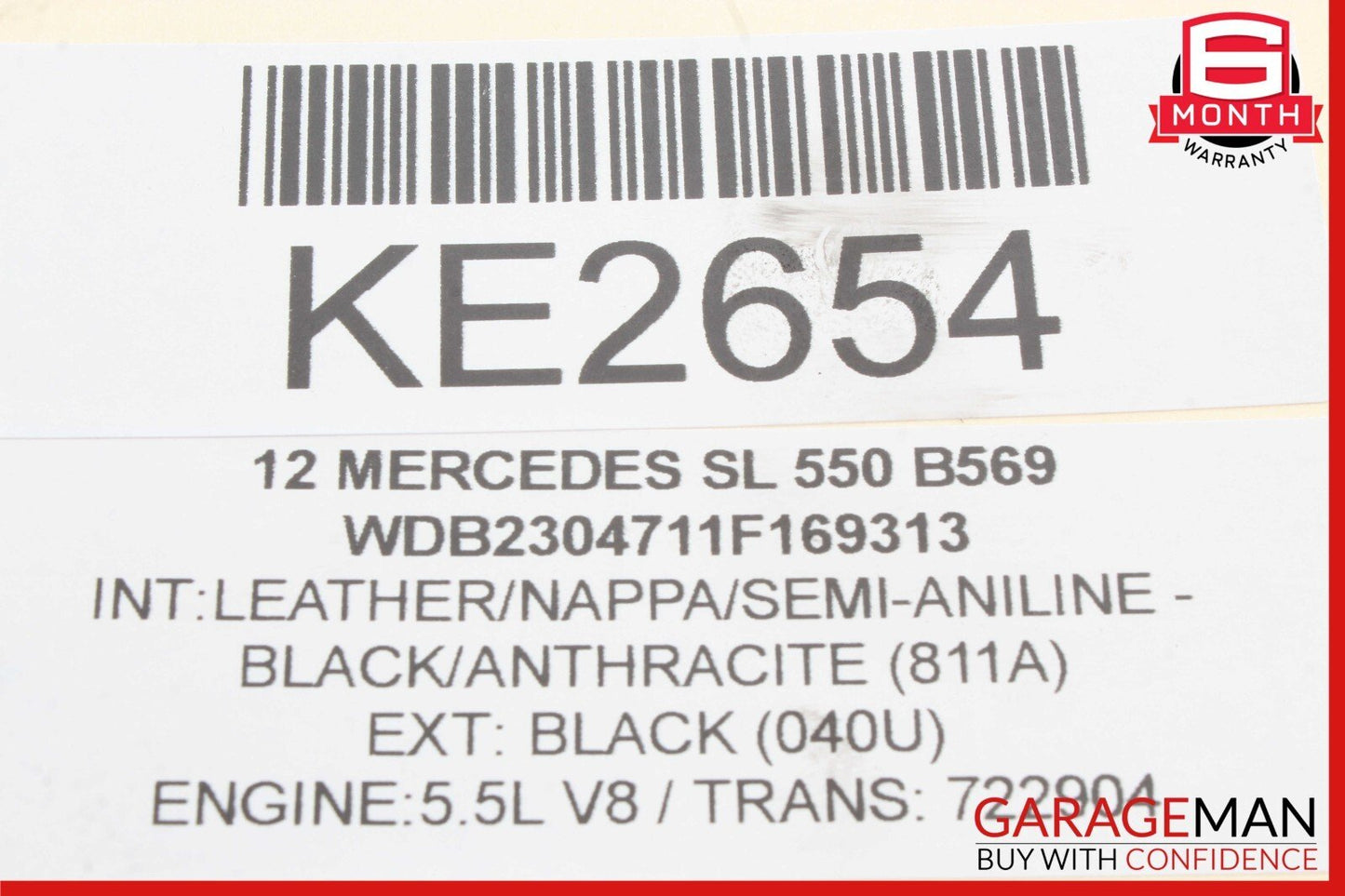 03-12 Mercedes R230 SL550 Rear Right or Left Side Suspension Upper Control Arm