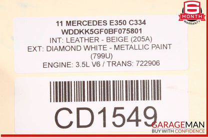 08-15 Mercedes W207 E350 Engine Radiator AC A/C Air Condenser Oil Cooler Assy