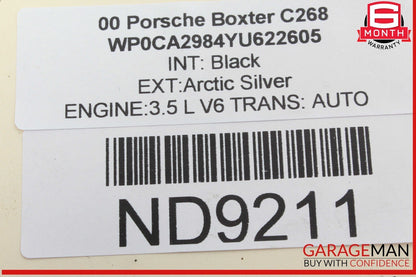 97-04 Porsche Boxster 986 Front Right Side Outer Air Vent Duct Trim Grille Grill