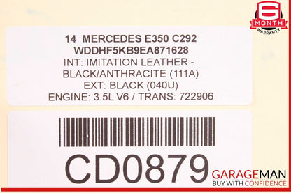 14-16 Mercedes W212 E350 RWD 7G-Tronic Automatic Transmission 722.906 OEM 194k