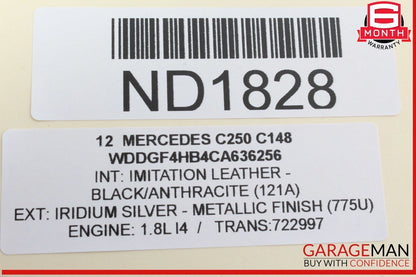 08-18 Mercedes W204 C250 C300 Rear Door Audio Speaker Logic 7 Set of 2 OEM