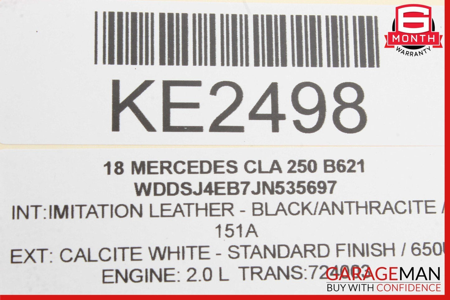 15-20 Mercedes W117 CLA250 GLA250 Axle Shaft Front Left Driver Side OEM