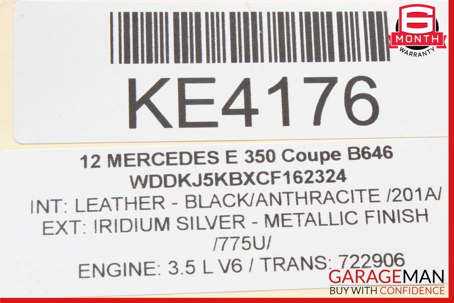 08-17 Mercedes W207 E350 C300 Rear Right / Left Side Upper Control Arm OEM