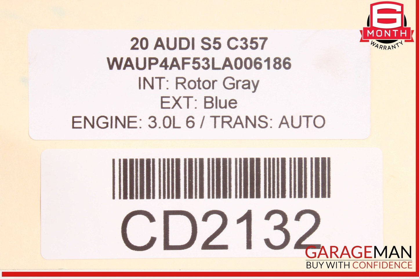 18-24 Audi S5 A5 Sportback Rear Differential Axle Carrier Assembly OEM