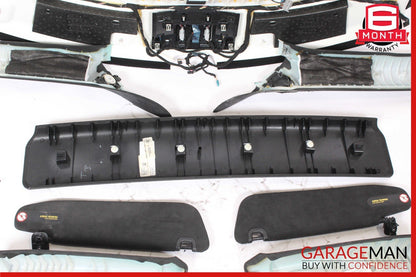 12-20 Tesla Model S Panoramic Roof Headliner Trim Bow Interior Pillars Cover Set