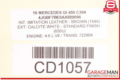 06-12 Mercedes X164 GL450 ML350 722.9 7G AWD Automatic Transmission OEM 132k