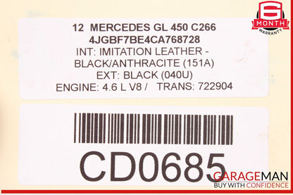 06-12 Mercedes X164 GL450 722.9 7G AWD Automatic Transmission OEM