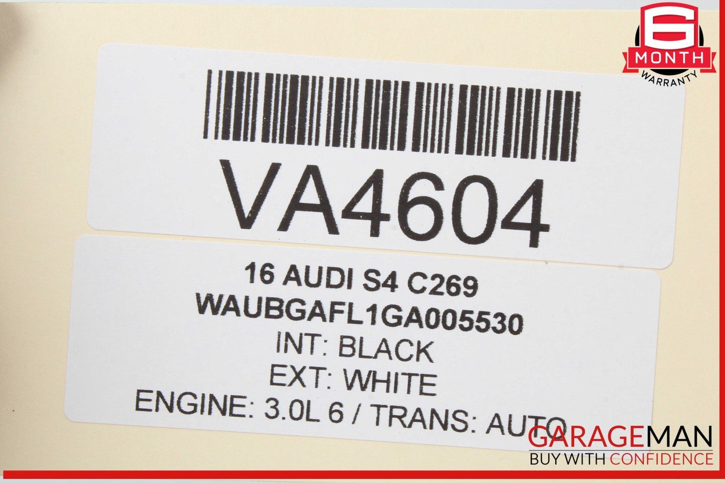 09-16 Audi S4 A4 Rear Right Passenger Side Lower Control Arm 8K0505312J OEM