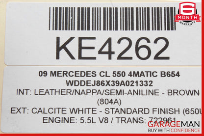 07-10 Mercedes W221 S550 CL550 CL600 Instrument Cluster Speedometer Assy