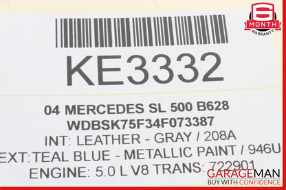 03-08 Mercedes R230 SL500 SL600 SL55 SL65 AMG Front Left Side Lower Control Arm