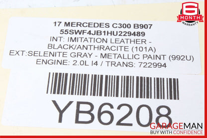 15-20 Mercedes W205 C300 C350e Front Left & Right Side Brake Caliper Set of 2