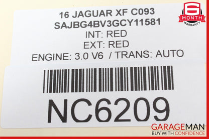 16-20 Jaguar XF Front / Rear Right and Left Side Door Audio Sound Speaker Set