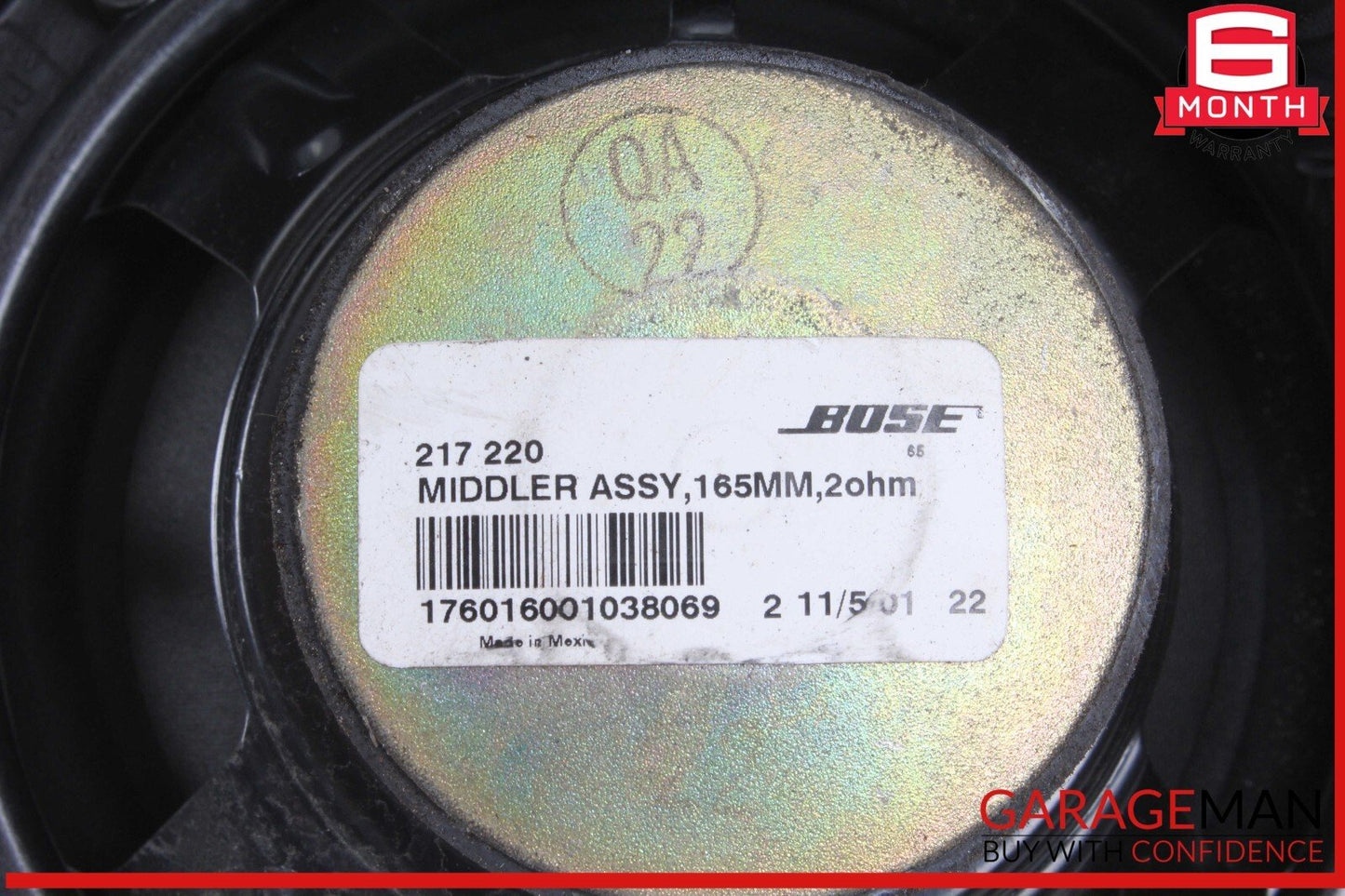 03-08 Mercedes R230 SL500 Door Audio Speaker Bose Left & Right Side OEM