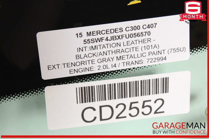 15-18 Mercedes W205 C300 C350e Front Windshield Wind Shield Auto Glass OEM