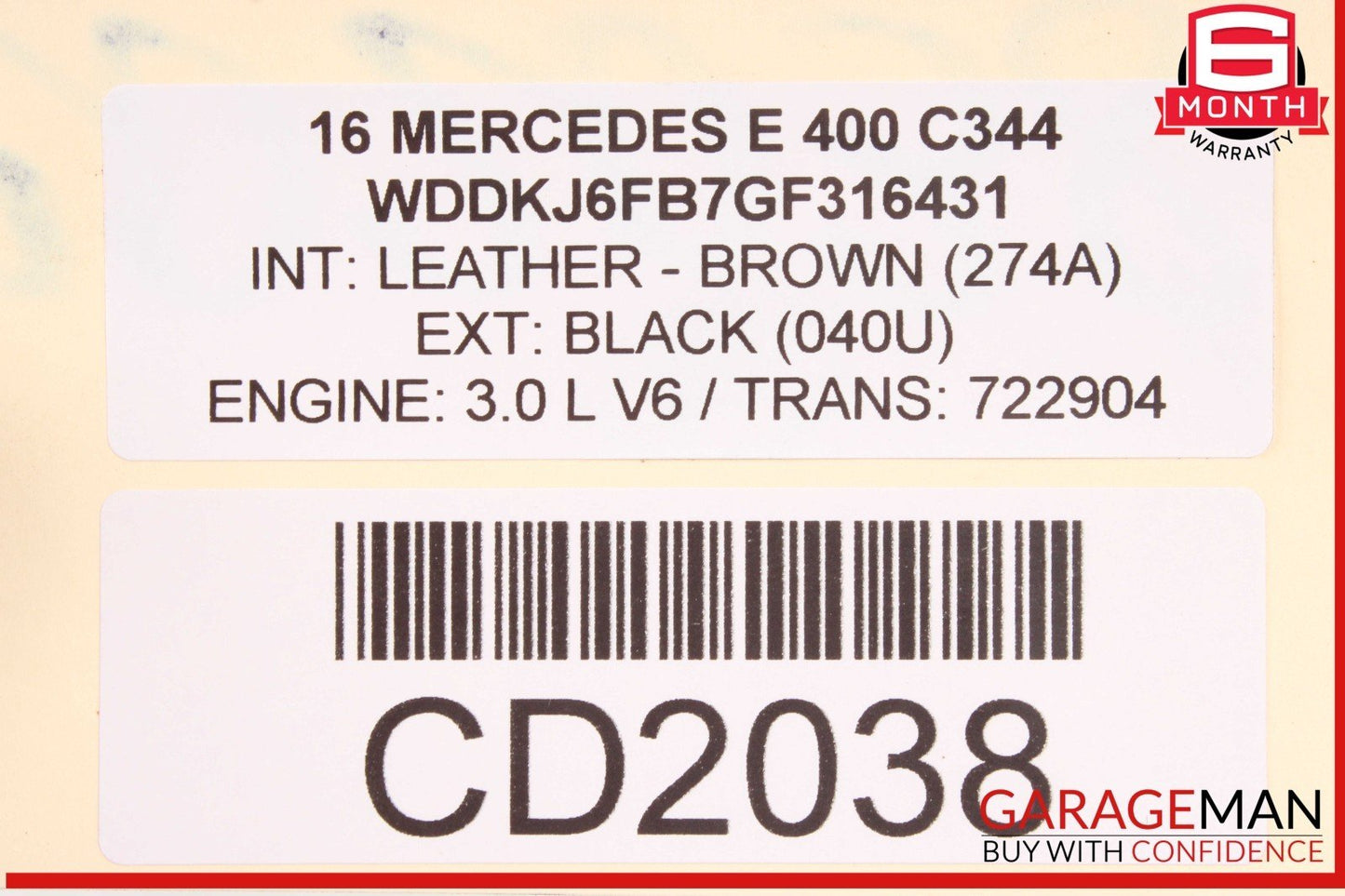 14-17 Mercedes W207 E400 7G-Tronic Automatic Transmission 722.904 RWD OEM 94k