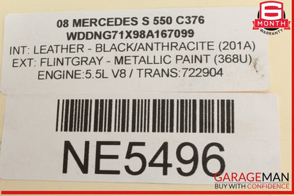 07-13 Mercedes W221 S550 Lower Radiator Core Support Bracket Frame Bar OEM