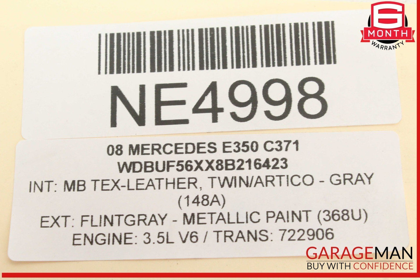 07-09 Mercedes W211 E350 E500 Rear Left & Right Side Door Audio Sound Speakers
