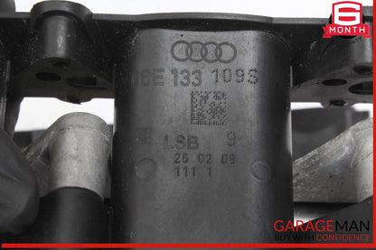 09-12 Audi Q5 Left and Right Lower Intake Manifold Fuel Rail w/ Injectors OEM