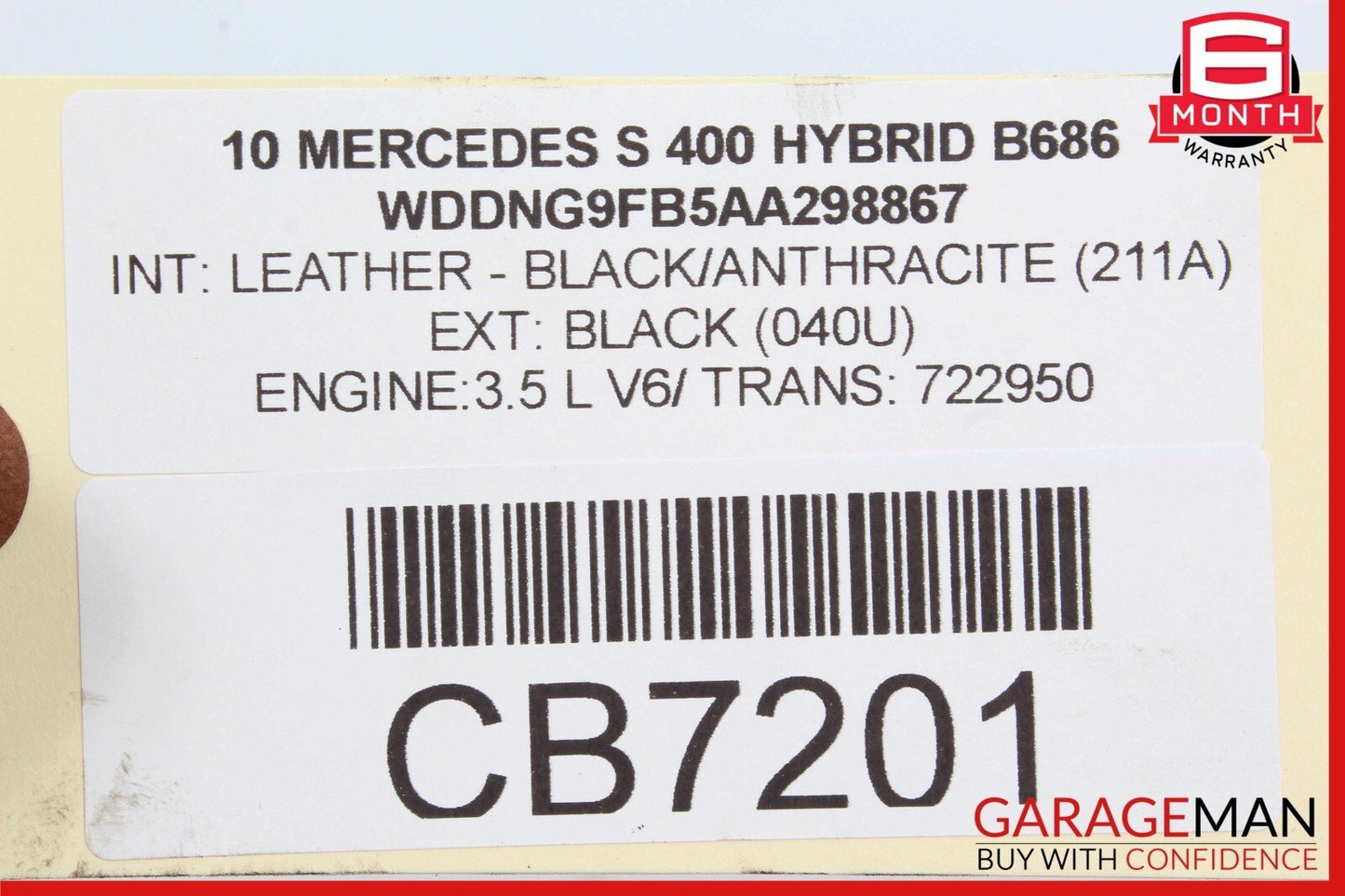 07-14 Mercedes W221 S400 CL550 Front Right & Left Brake Caliper Calipers Set