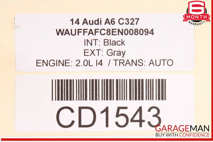 12-18 Audi A6 A7 Quattro Rear Diff Differential Axle Carrier Assembly OEM